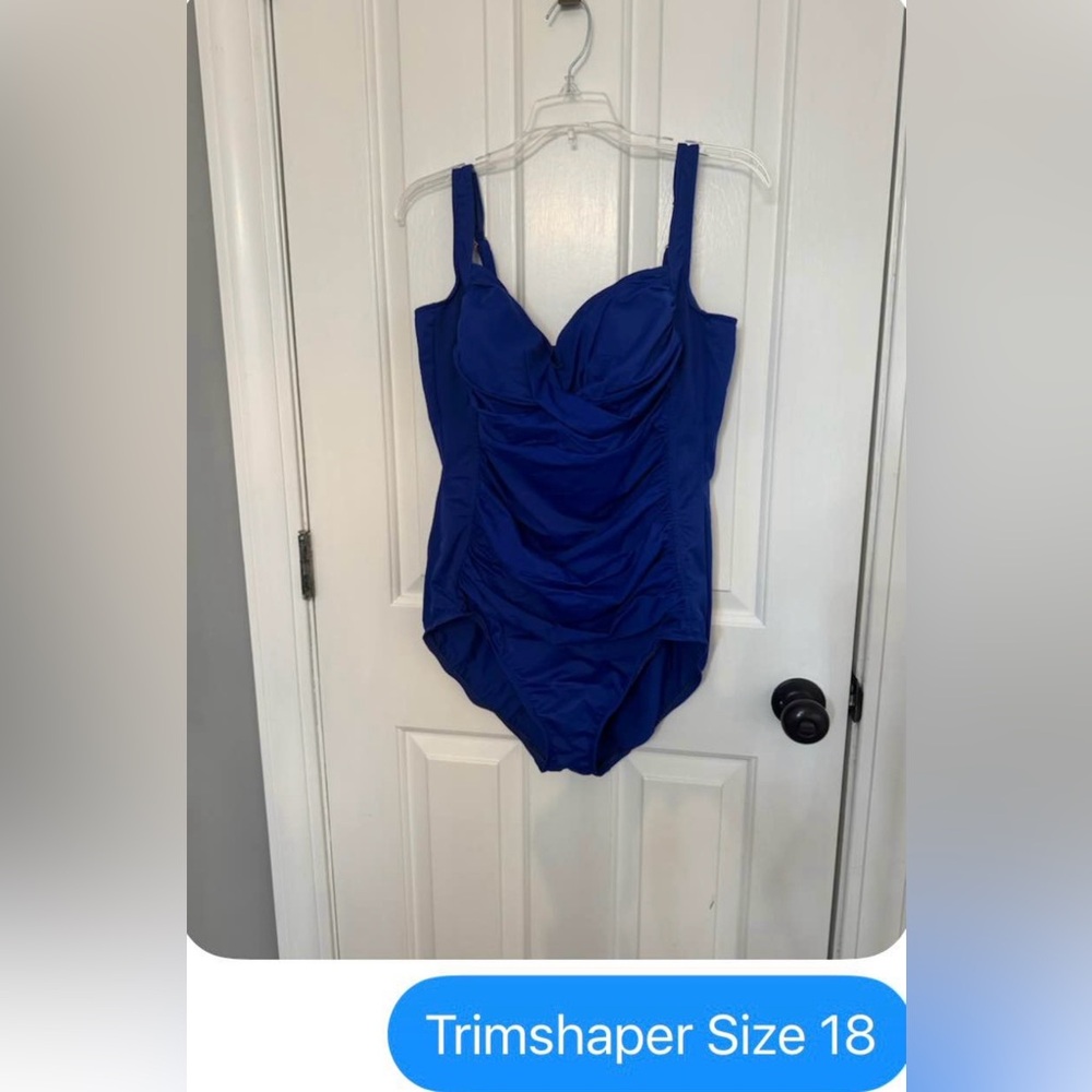 Trimshaper Blue Swimsuit Size 18 Women’s